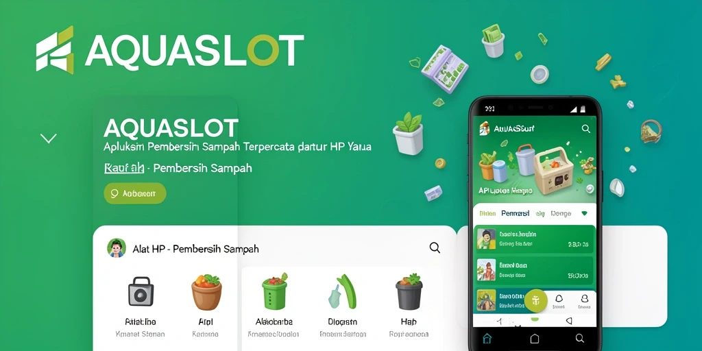 Antarmuka AQUASLOT yang sederhana dan fungsional untuk Pembersih Sampah.