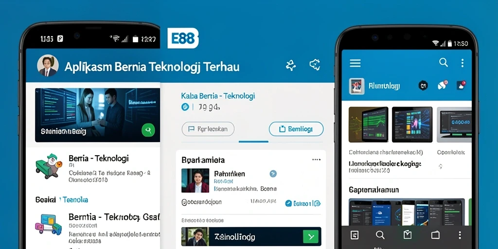 Tampilan antarmuka E88 yang modern dan informatif.