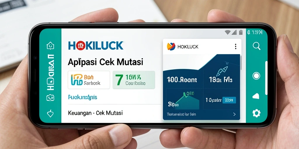 Tampilan antarmuka utama HOKILUCK yang sederhana dan informatif.