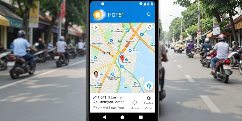 Antarmuka aplikasi HOT51 yang intuitif dan fungsional.
