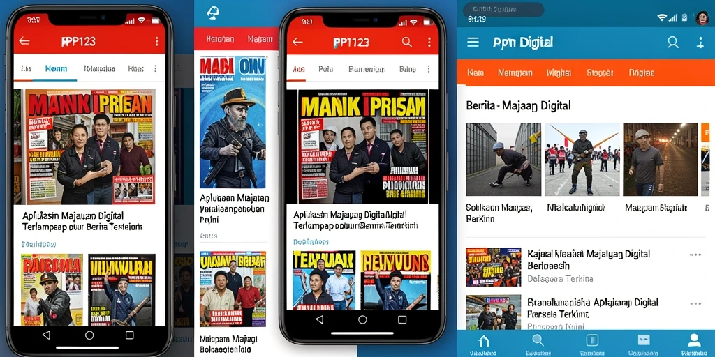 Tampilan antarmuka PP123 yang modern dan informatif.